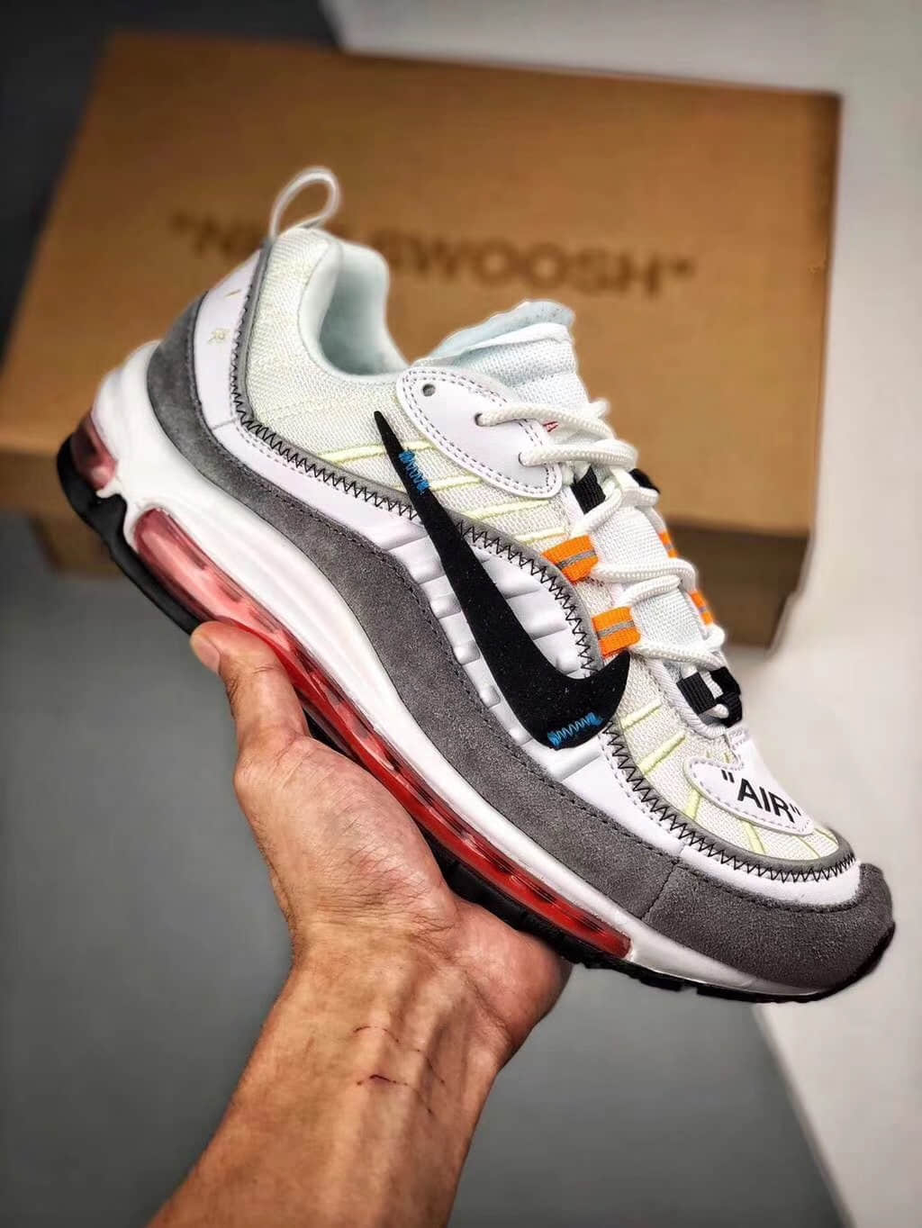 Nike air max 98 off white on sale